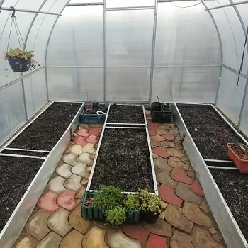 Комплект оцинкованных грядок в теплицу